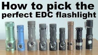 How to pick out the perfect every day carry flashlight.  Plus my picks for the best.