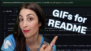 Add GIFs to your GitHub Profile README