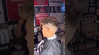 How I do this freestyle Hair Design Easy in 20 seconds #barber #fade #barbershop #haircut