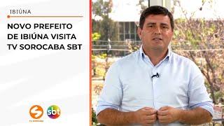 Novo prefeito de Ibiúna visita TV Sorocaba SBT | TV Sorocaba SBT