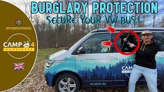  English | VW California Burglary Protection: VW Bus Window Security T5 / T6 / T6.1