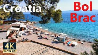 Bol Brac Island Croatia  4K Zlatni Rat - Golden Horn Walking Tour September 2021