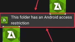 ZArchiver Fix This Folder has an Android access restriction Problem Solve 100%