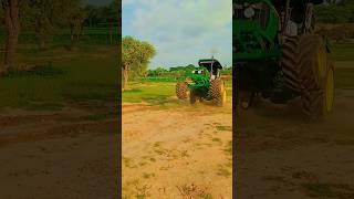 Jhondeer 5050D Tractor Stunt  Jhunjhunu Tochan King  #modified #automobile #johndeere5050d #farming