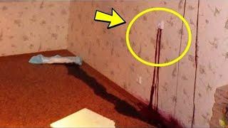 The girl discovered that blood was flowing from the sockets! She almost went crazy when she found ou