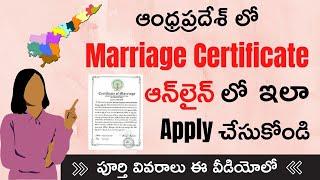 Marriage Registration Certificate apply Online & Offline in Andhra Pradesh State in Telugu - AP Info