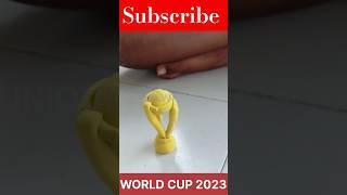 Trying fastime clay art || worldcup 2023 || #3dclayart