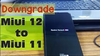 Cara Downgrade dari MIUI 12 ke MIUI 11 - Redmi note 8 pro