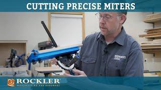 Cut Precise Miters with the New Rockler Miter Gauge and Fence | Rockler Demo