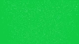 Realistic snow effect (green screen background)