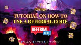 Tutorial On How To Use A Referral Code