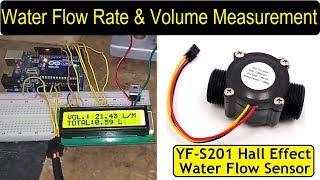 Water Flow Rate & Volume Measurement using Water Flow Sensor & Arduino
