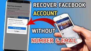 How to Recover Facebook Account Without Email and Phone Number - 2021 New Trick