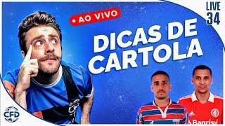 TIME DA LIVE MITOU COM 98 PONTOS - DICAS RODADA 34 - CARTOLA FC 2022