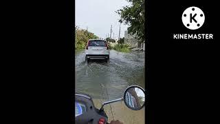 scorpioN 4XPLORE varient in waterlogged road ## 4x4 off-road varient in dashing huge size offroading