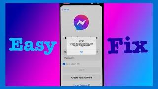 Can’t login to Facebook and Messenger FIXED.