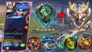 NEW SEASON UPDATE BEST BUILD URANUS FOR RANK UP FASTER IN SOLO RANK - Mobile Legends