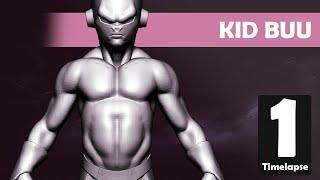 KID BUU (Dragon Ball) | Zbrush Sculpt Timelapse 1 | Sergio Hualde