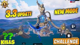 LIVE - NEW AQUAMAN MODE & 3.3 UPDATE IS HERE IN BGMI RELEASE DATE - CUSTOM ROOMS & CHALLENGES