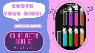 Color Water Sort 3D Gameplay |Hard Levels 107-110| Best Android Games