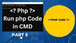 How to Run php file in cmd | Running PHP from Command Line | How to Run PHP script in command prompt