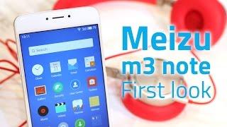 Meizu m3 note First Look