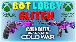 SOLO XP LOBBY UNLIMITED TIME WITH BOTS UI STACKING GLITCH COLD WAR WAR BOT LOBBY EASY CAMOS XBOX