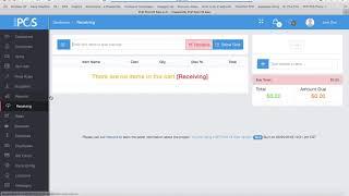 PHP Point Of Sale: Create a receiving