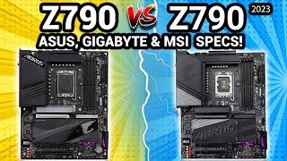 Z790 VS Z790 2023 MOTHERBOARDS! ASUS,MSI, GIGABYTE SPECS & RELEASE DATE!