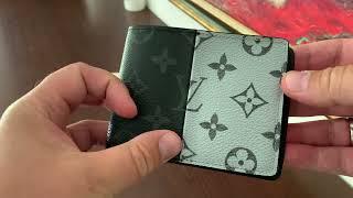 Louis Vuitton M63025 Kim Jones Monogram eclipse split multiple wallet