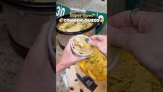 SUPER BOWL COWBOY QUESO  Try this game day recipe for a delicious appetizer! #superbowlfood