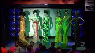 All American Goddess 2013 preliminary night evening gown category group 2 contestants 8-14