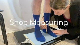 Foot Measuring & Shoe Fitting - Real Person ASMR