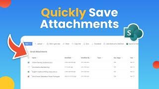 HOW TO: Save emails and attachments in SharePoint