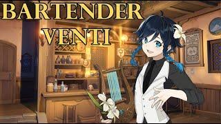 Bartender Venti Serves You and...~ [Genshin ASMR Roleplay] Listener x Venti [Romantic]