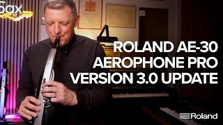 Roland Aerophone Pro Version 3.0 Update Overview