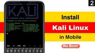 Install Kali Linux in Android Phone | ScripterJee