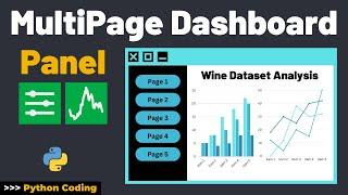 Step-by-Step Guide to Create Multi-Page Dashboard using Panel | Hvplot | Python