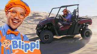 Blippi Has Fun in a SunBuggy! | Blippi's Learning Adventures for Kids | Moonbug Kids