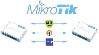 Mikrotik + Mikrotik: SSTP OpenVPN и L2TP