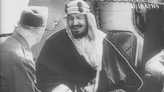 Historic meeting between Saudi Arabia’s King Abdul Aziz and US President Franklin D. Roosevelt