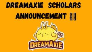 AXIE INFINITY SCHOLARSHIP ANNOUNCEMENT