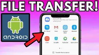 Transfer Files using WiFi Direct on Android