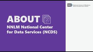 About NNLM National Center for Data Services