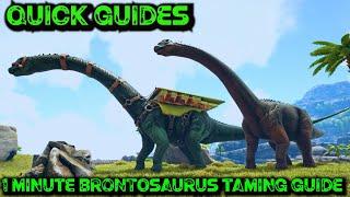 Ark Quick Guides - Brontosaurus - The 1 Minute Taming Guide!
