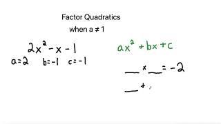 Factor 2x^2-x-1