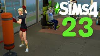 The Sims 4 Gameplay Part 23 (No Commentary) - Father Winter Hits The Gym