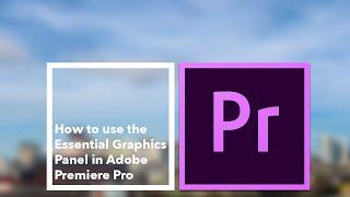 How to Install .MOGRT Files in Adobe Rush and Premiere Pro