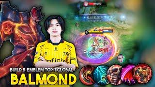 BALMOND BEST BUILD 2024 | TOP 1 GLOBAL BALMOND BUILD AND EMBLEM | KAIRI BALMOND BUILD AND EMBLEM