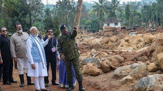 PM Modi Visits Landslide-Affected Areas in Wayanad : On-Ground Visuals | Kerala | News9